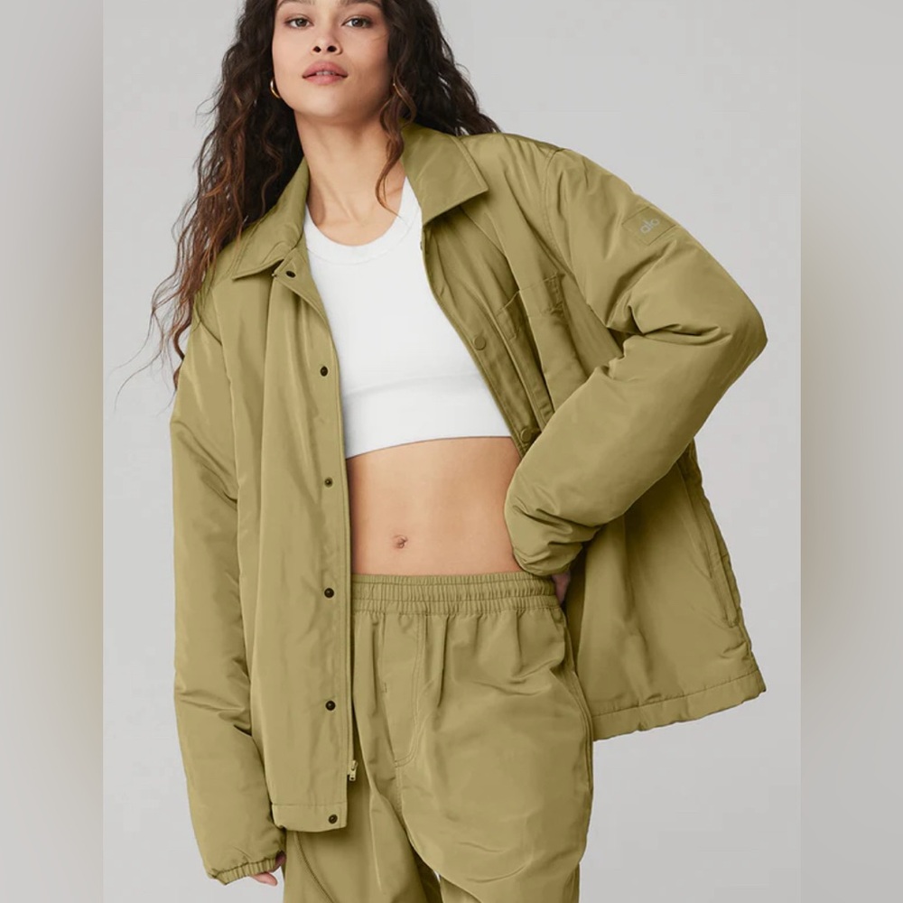 NWT Alo Yoga Legend Jacket Medium Wasabi